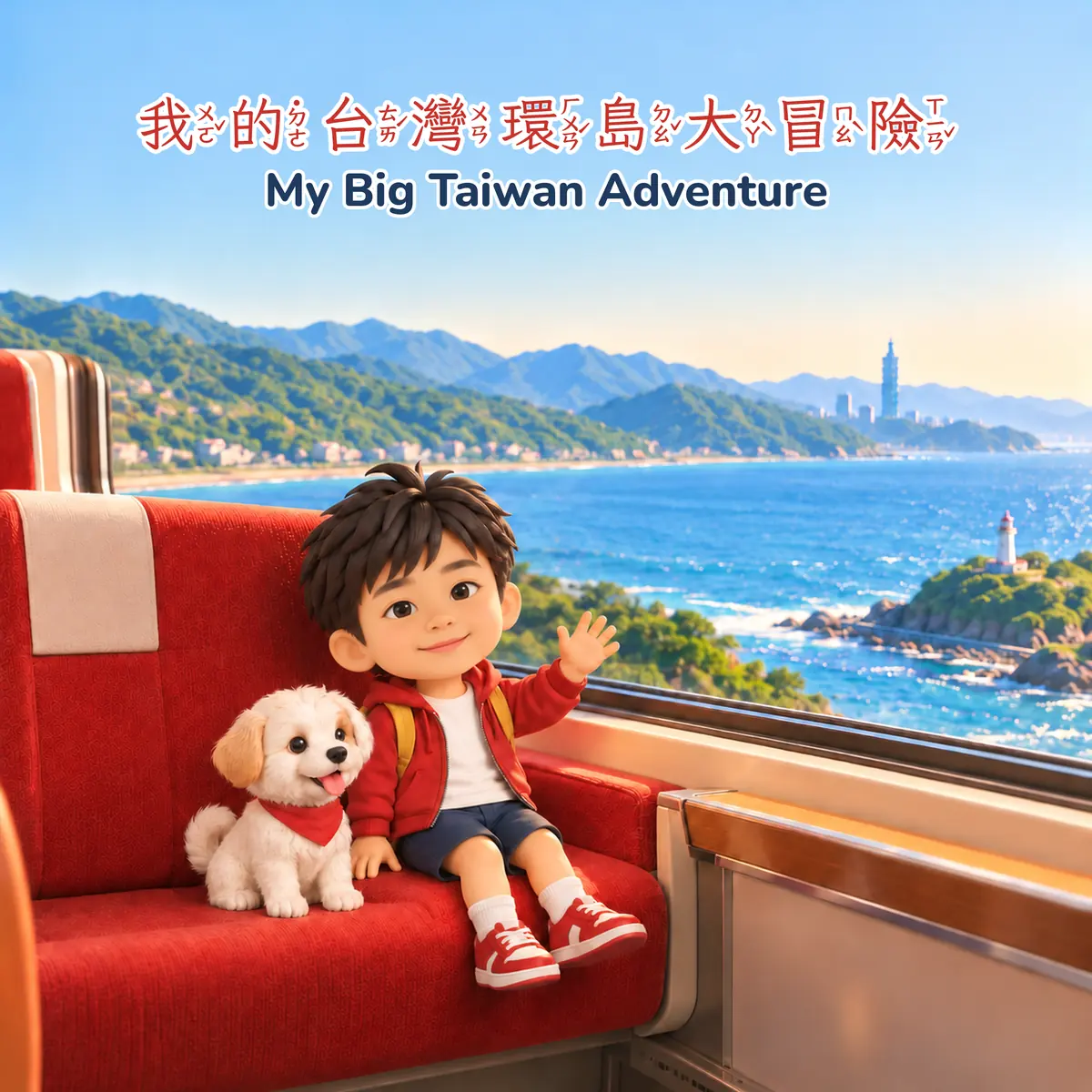 台灣環島・B 公仔立體版・B 公仔・男孩版・封面