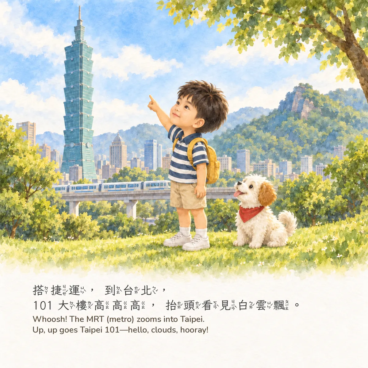 台灣環島・A 水彩畫冊版・男孩版・內頁 P03