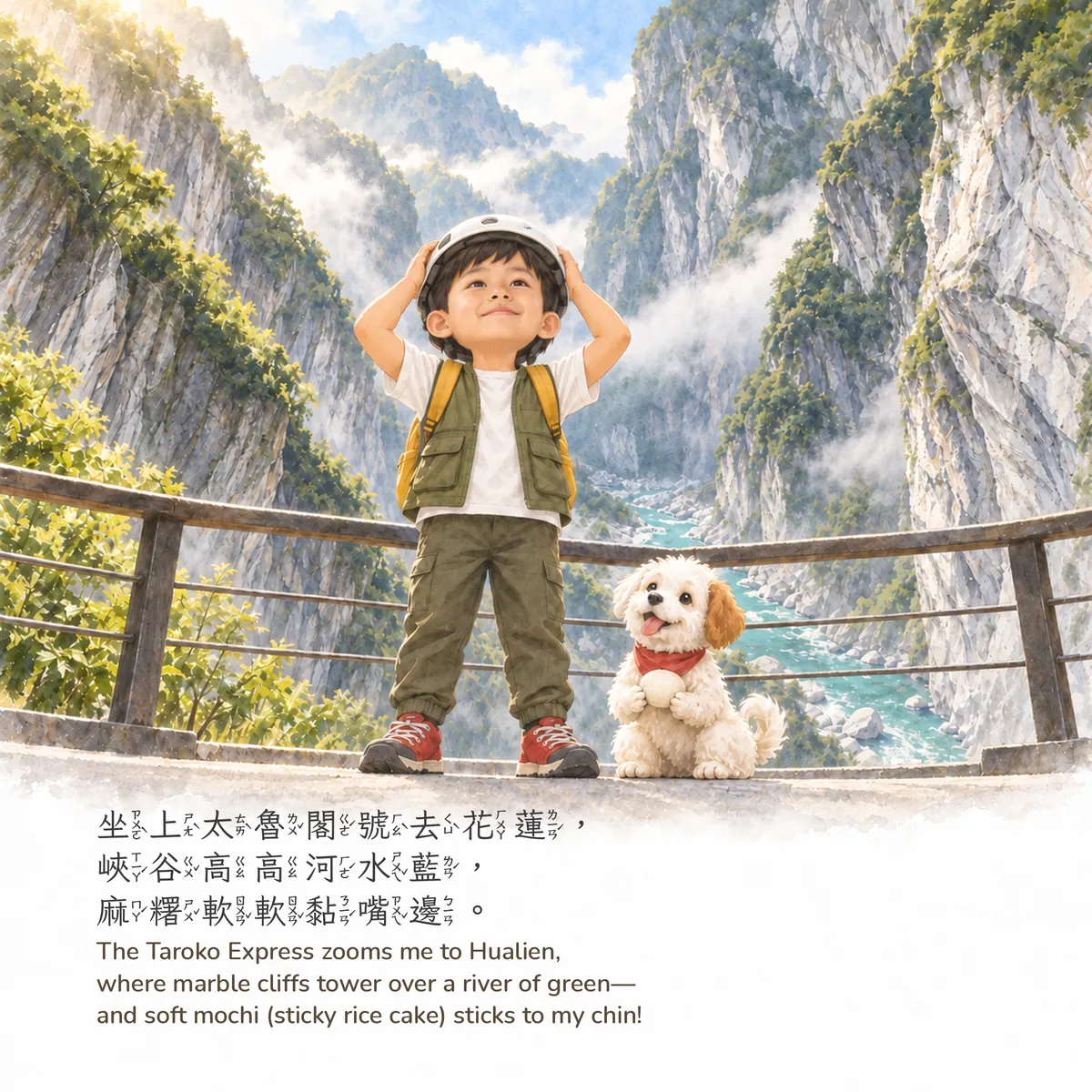 台灣環島・A 水彩畫冊版・男孩版・內頁 P07