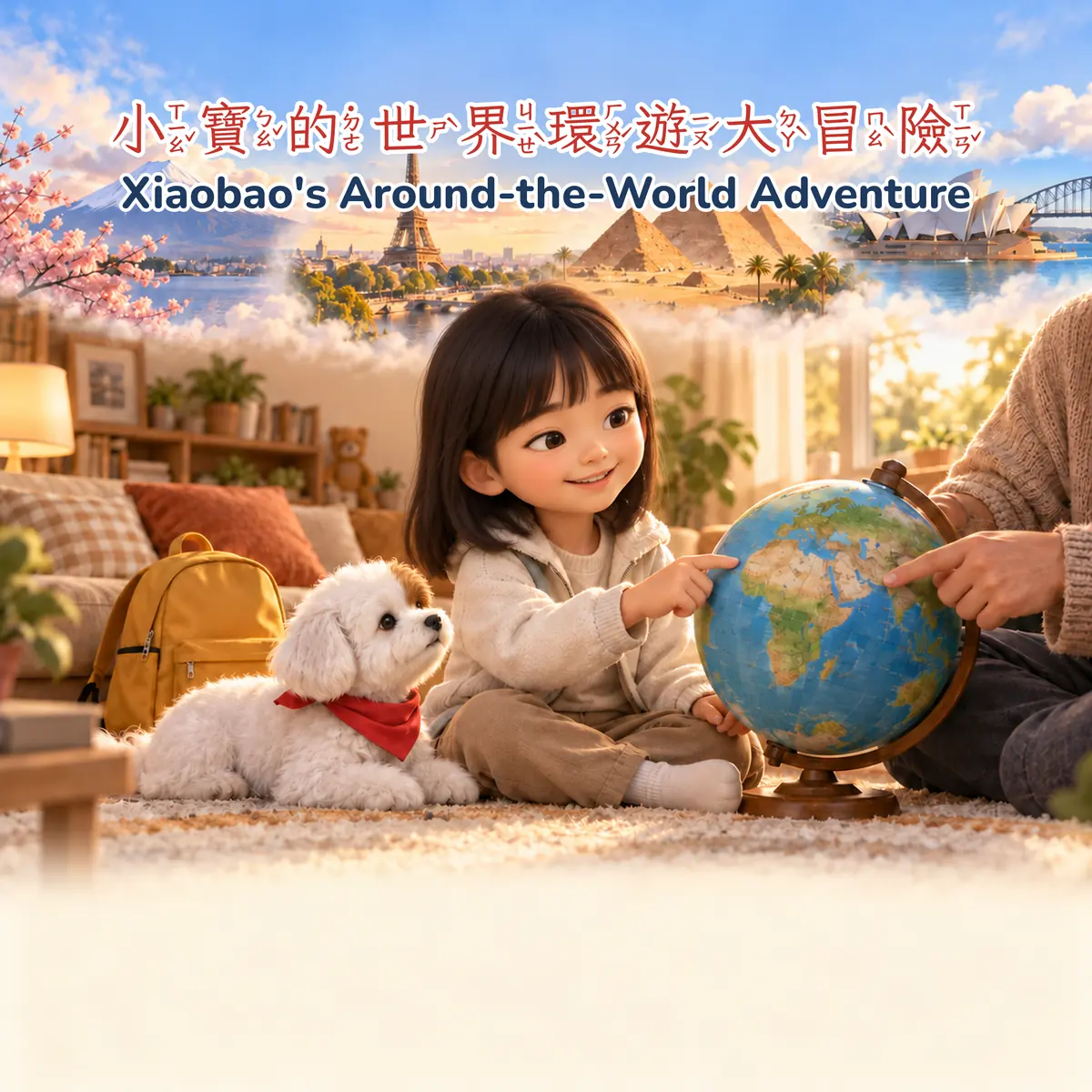 世界環遊・B 公仔立體版・B 公仔・女孩版・封面