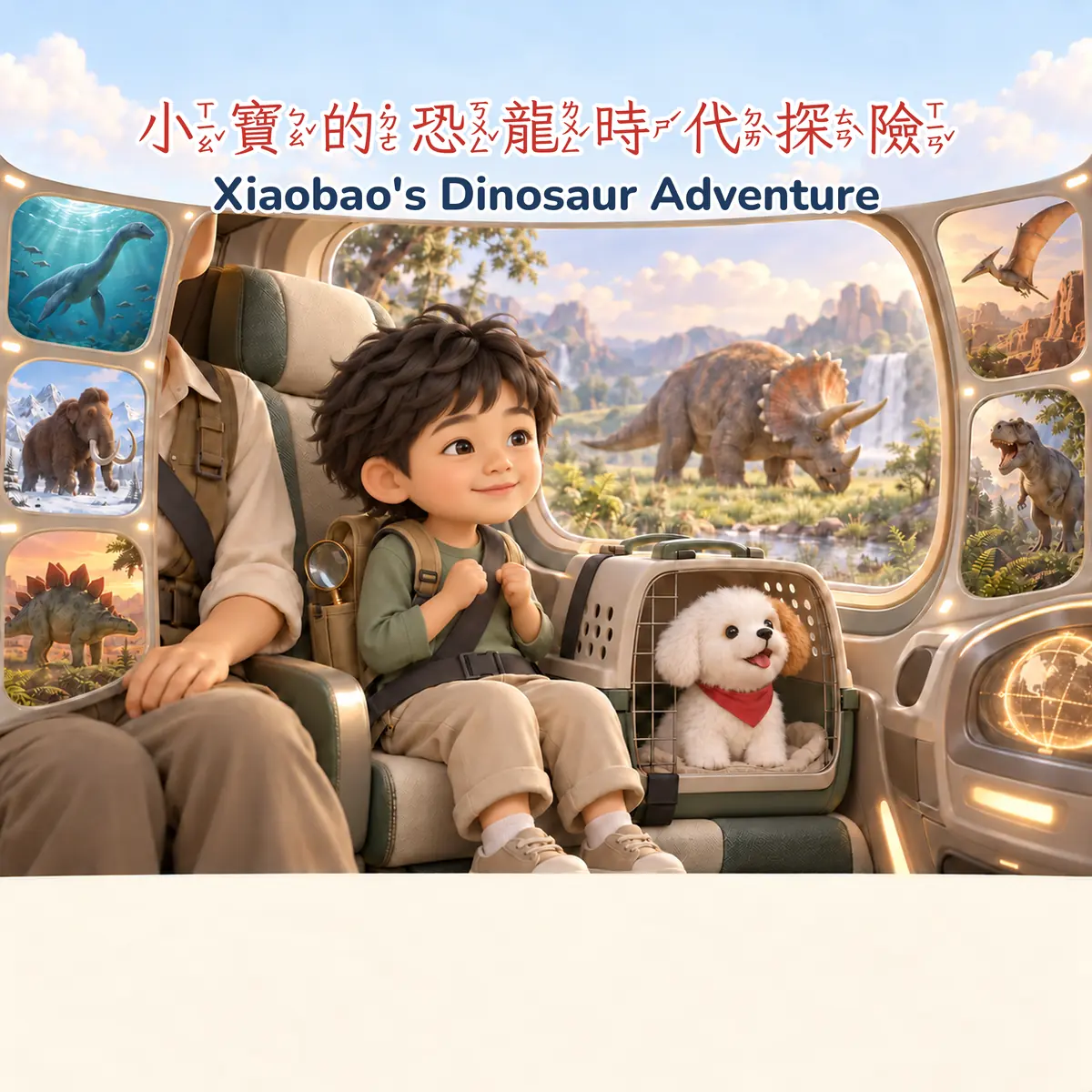 恐龍時代・B 公仔立體版・B 公仔・男孩版・封面