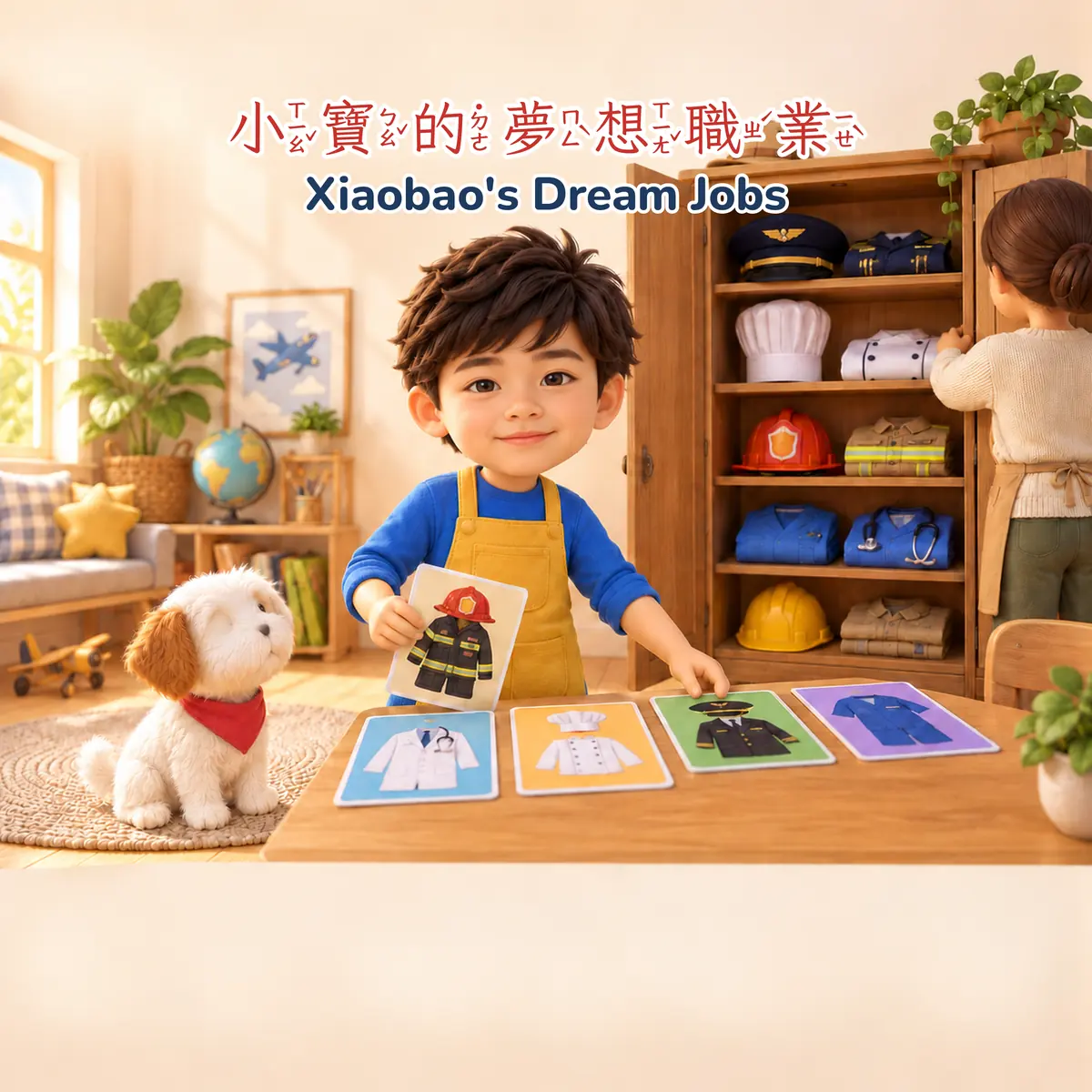夢想職業・B 公仔立體版・B 公仔・男孩版・封面