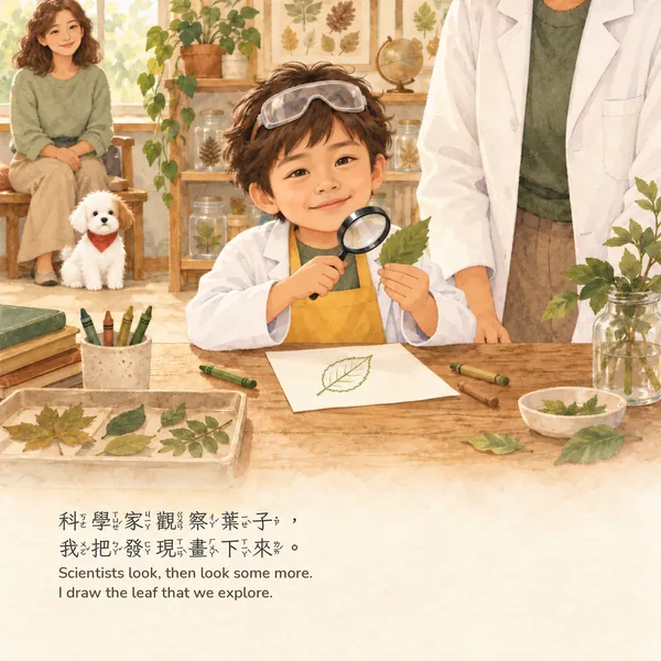 夢想職業主題範例（A 水彩畫冊版）