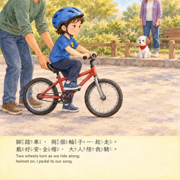 交通工具：男孩版・內頁 P03（A 水彩畫冊版）