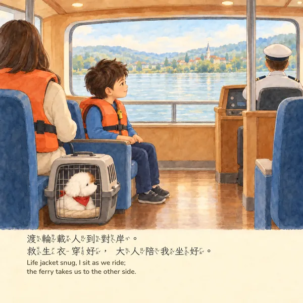 交通工具：男孩版・內頁 P20（A 水彩畫冊版）