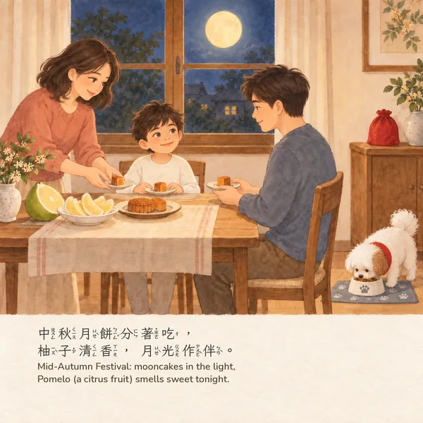 台灣過節趣：男孩版・內頁 P17（A 水彩畫冊版）
