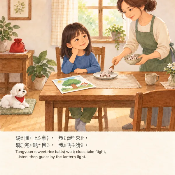 台灣過節趣：女孩版・內頁 P07（A 水彩畫冊版）