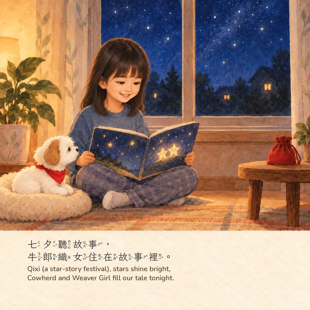 台灣過節趣・A 水彩畫冊版・女孩版・內頁 P16