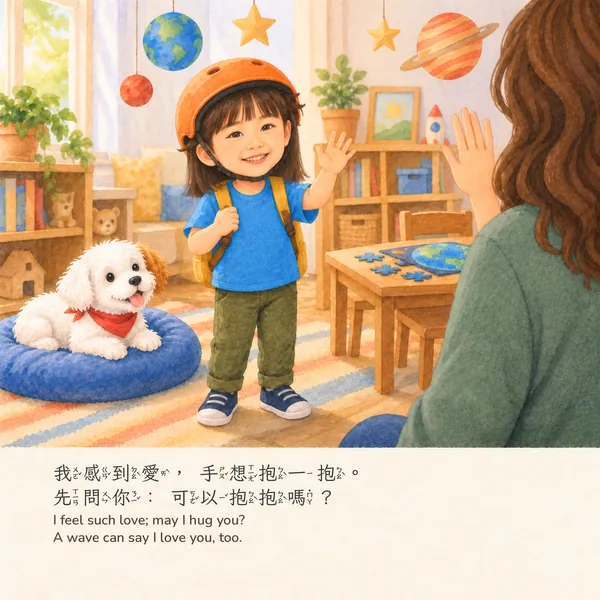 情緒小星球：女孩版・內頁 P09（A 水彩畫冊版）